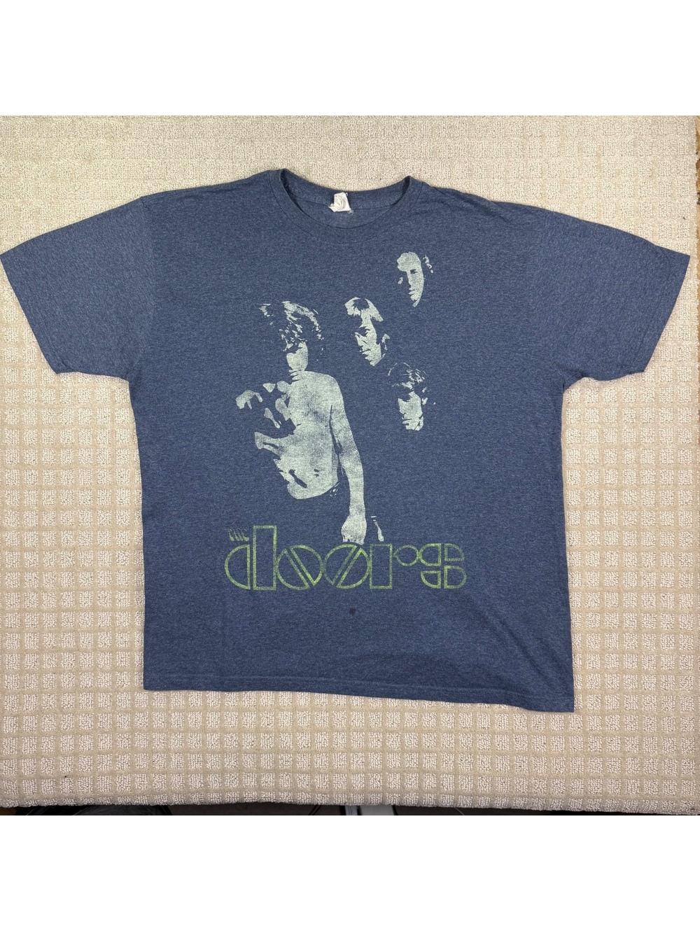 Blue The Doors graphic T-shirt XL